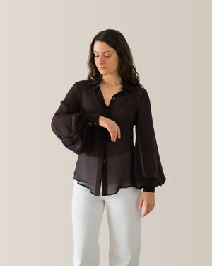Camicia Aire | Marrone Cioccolato