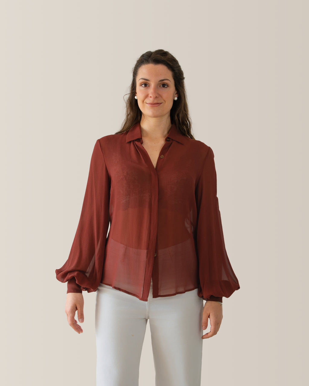 Aire Shirt | Terra di Siena Brown