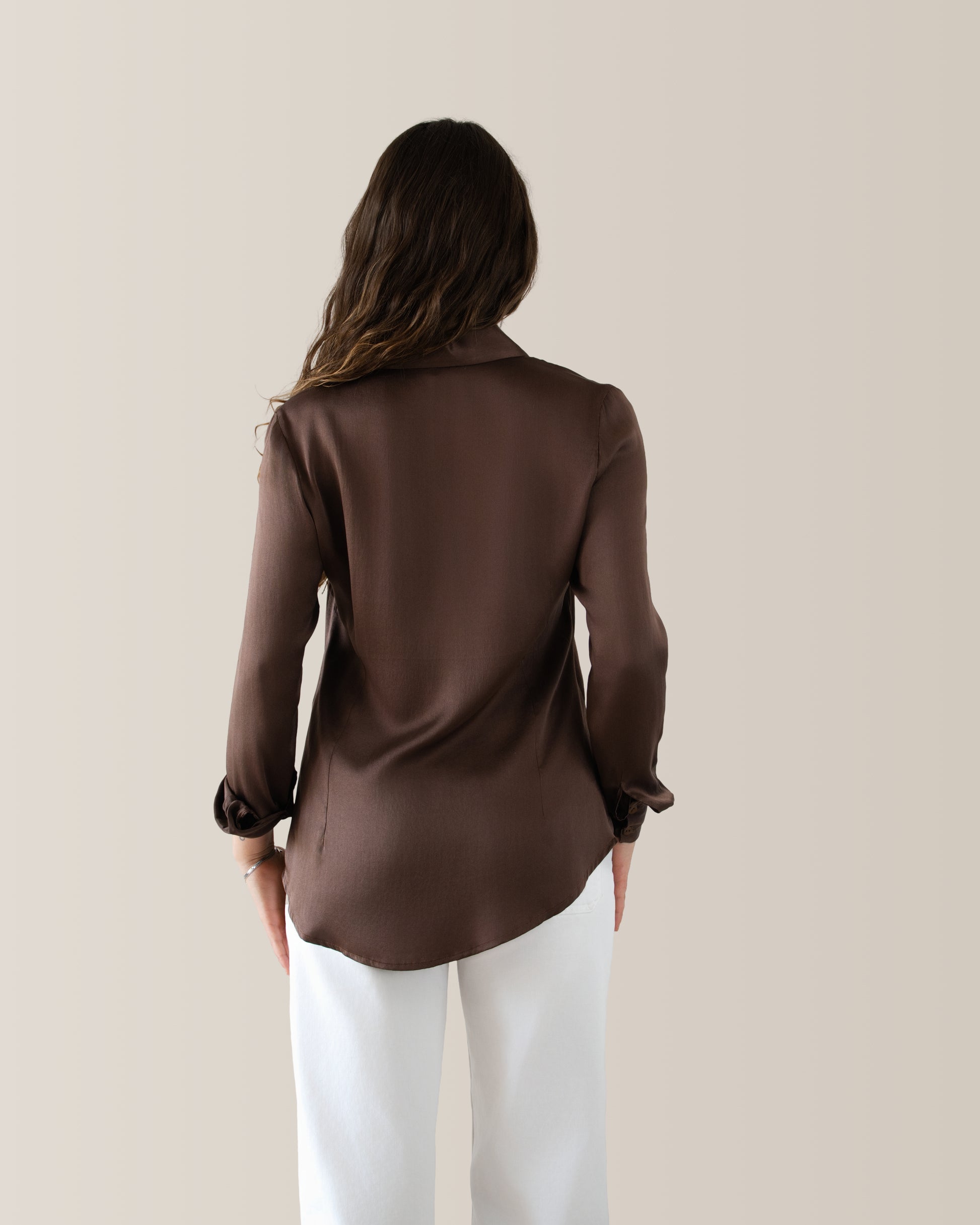 Camicia Alpha | Marrone Cioccolato